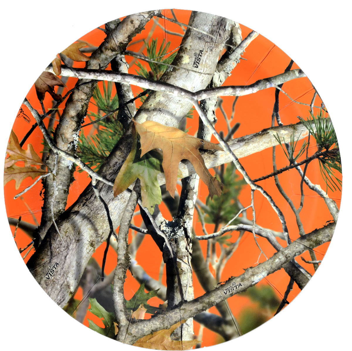 NEXT Camo - Plates Round 9" Orange 8-pack