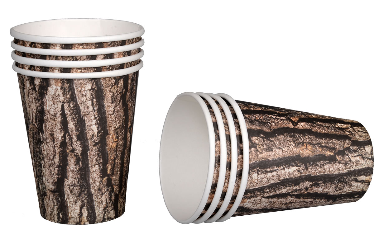 Cut Timber - Cups Paper 12 oz. 8-Pack