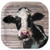 Farm Table - Plates Square 9" Cow 8-pack