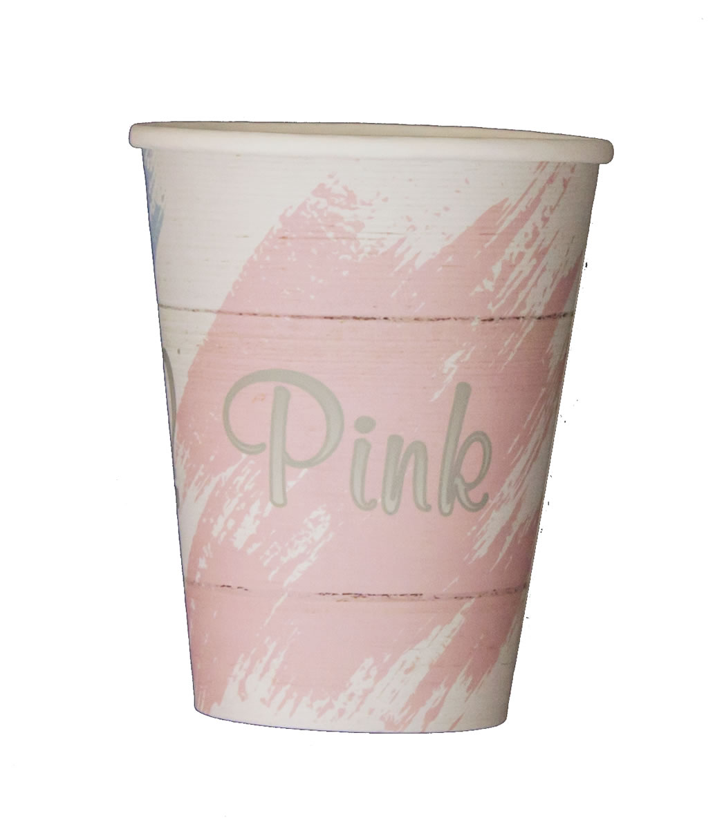 Gender Reveal - Cups Paper 12 oz. "Blue or Pink?" 8-pack - Image 3