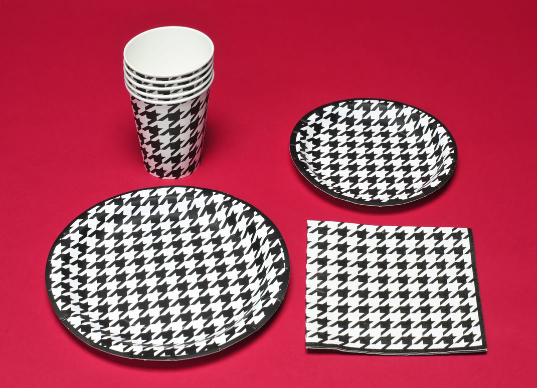 Houndstooth - Paper Cups 8-pack - Image 5