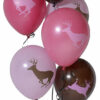 Pink Camo - Balloons Latex Buck 12" 3 colors 6-pack