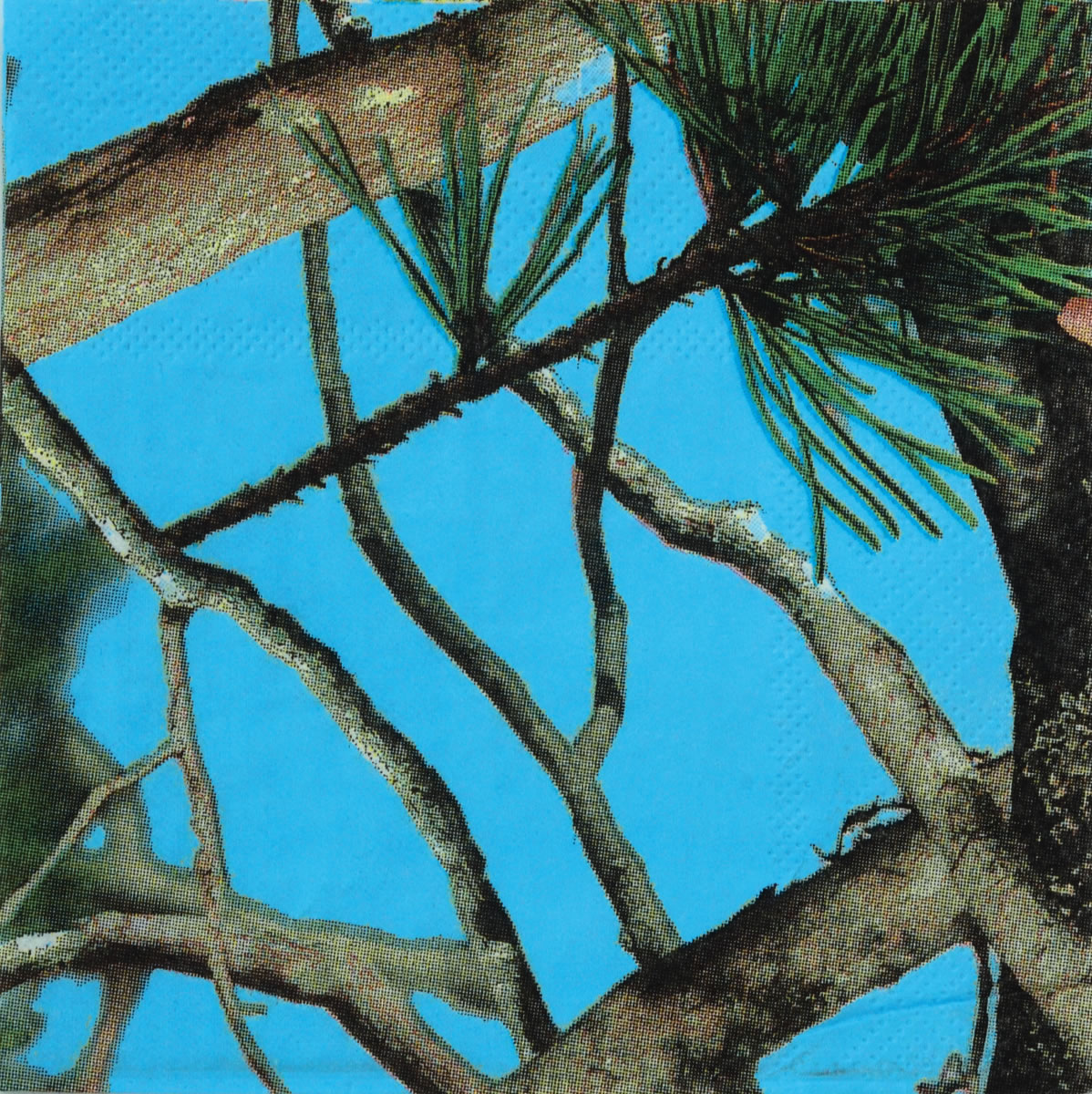 Light Blue Camo - Beverage Napkin 16-pack - Image 2