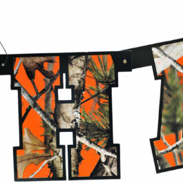 NEXT Camo – Banner “Happy Birthday” Blaze Orange