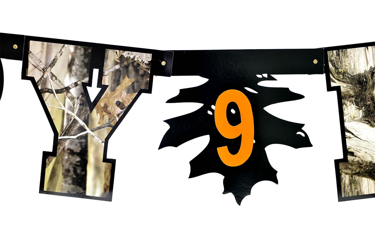 NEXT Camo - Banner "Happy Birthday" 7" High - Image 5