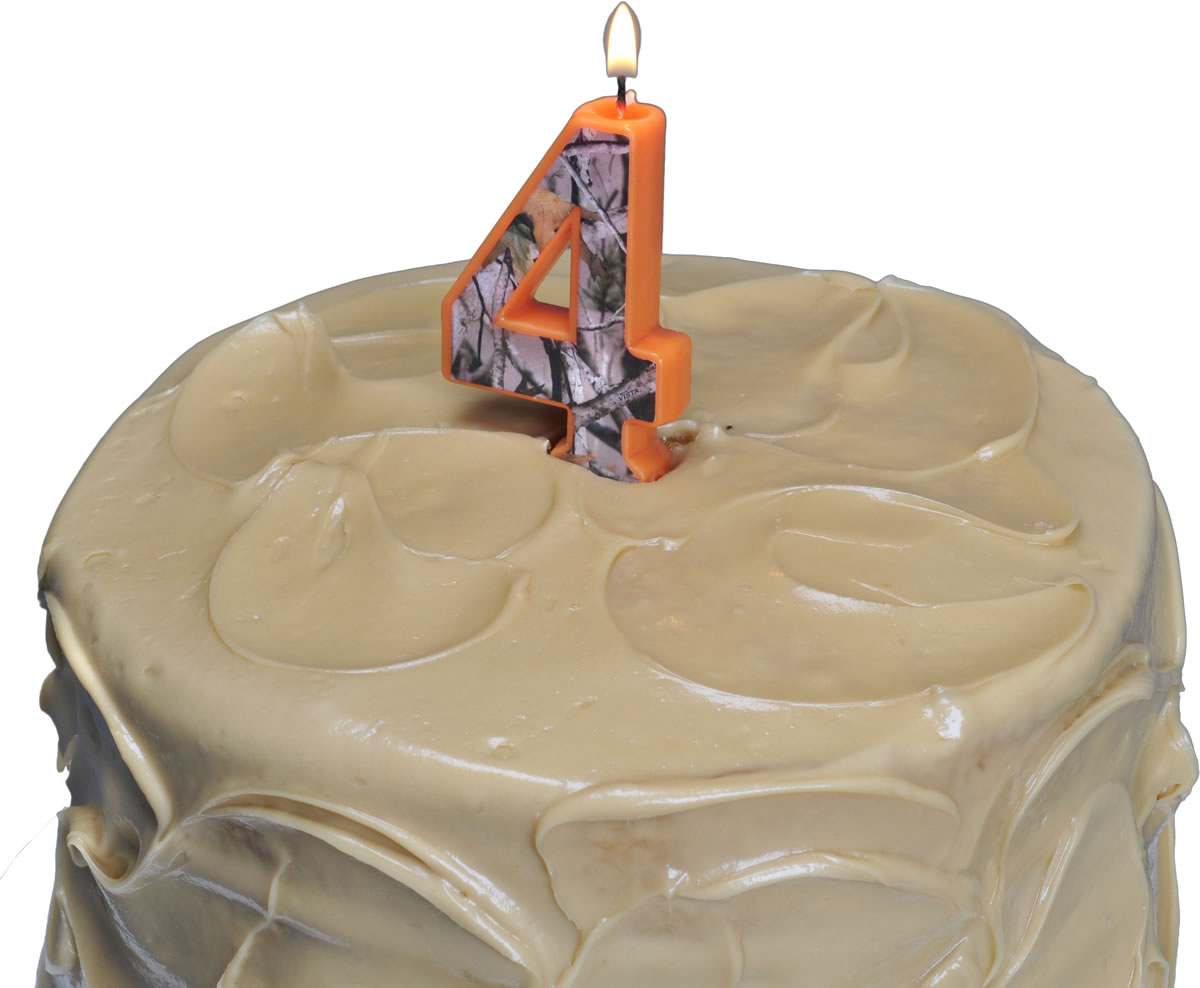 NEXT Camo - Birthday Candle - Number Four - Image 2