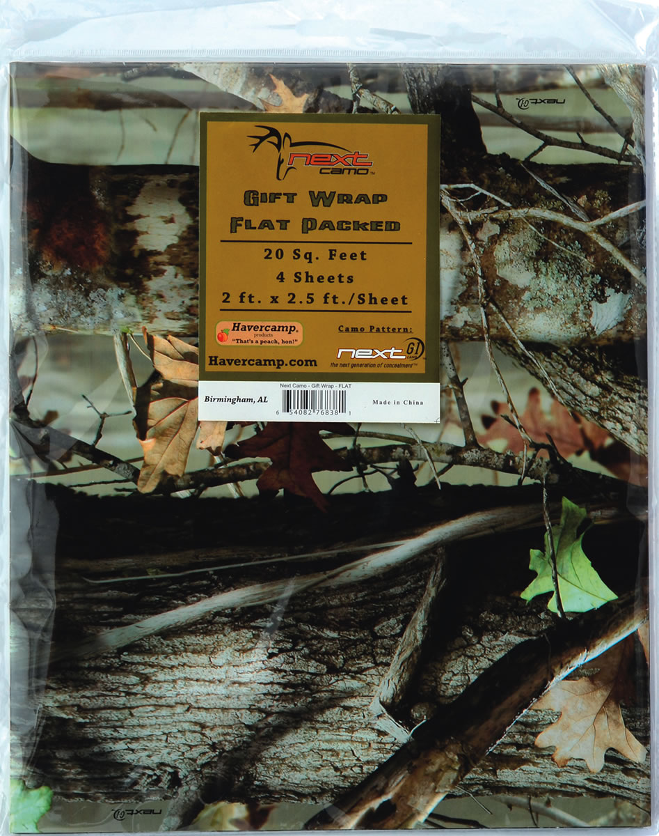 NEXT Camo - Gift Wrap - Flat