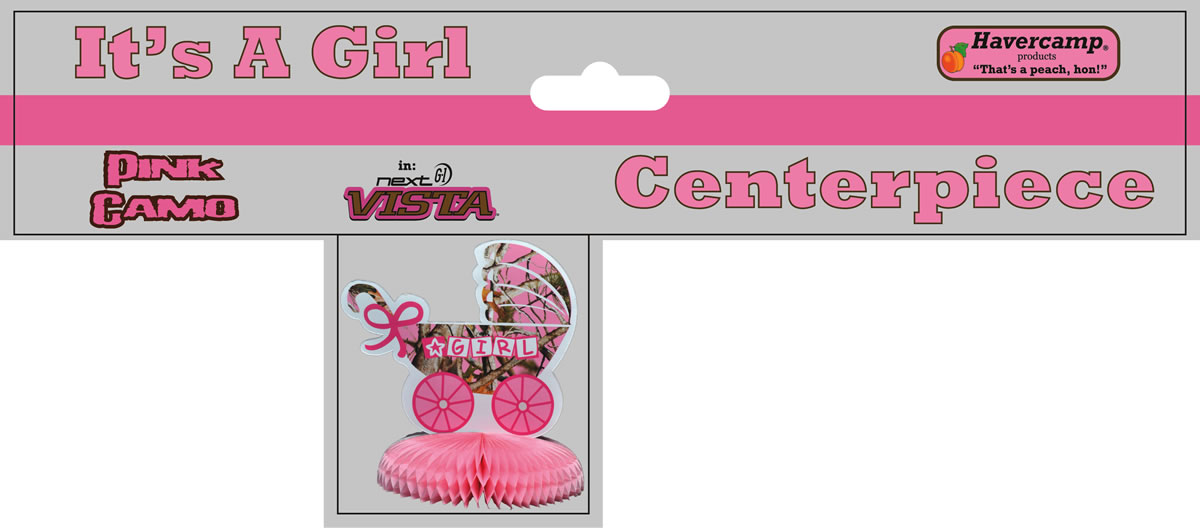 Pink Camo - Centerpiece "It's a Girl!" - Image 2