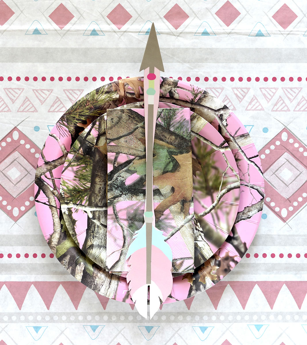 The Adventure Begins - Tablecover Girl Tribal Pattern 54" x 108" - Image 5