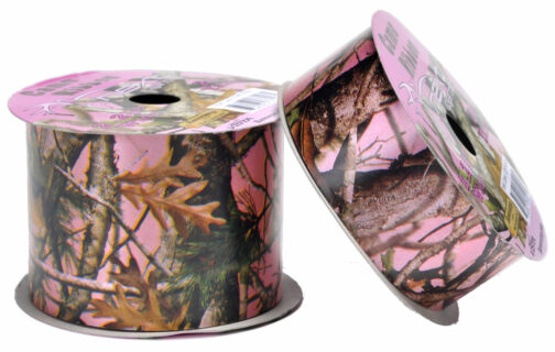 Pink Camo - Ribbon - 1.25" Poly - Image 4
