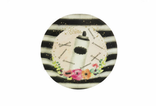 Salon Spa Stylist - Plates Round 7" 8-pack