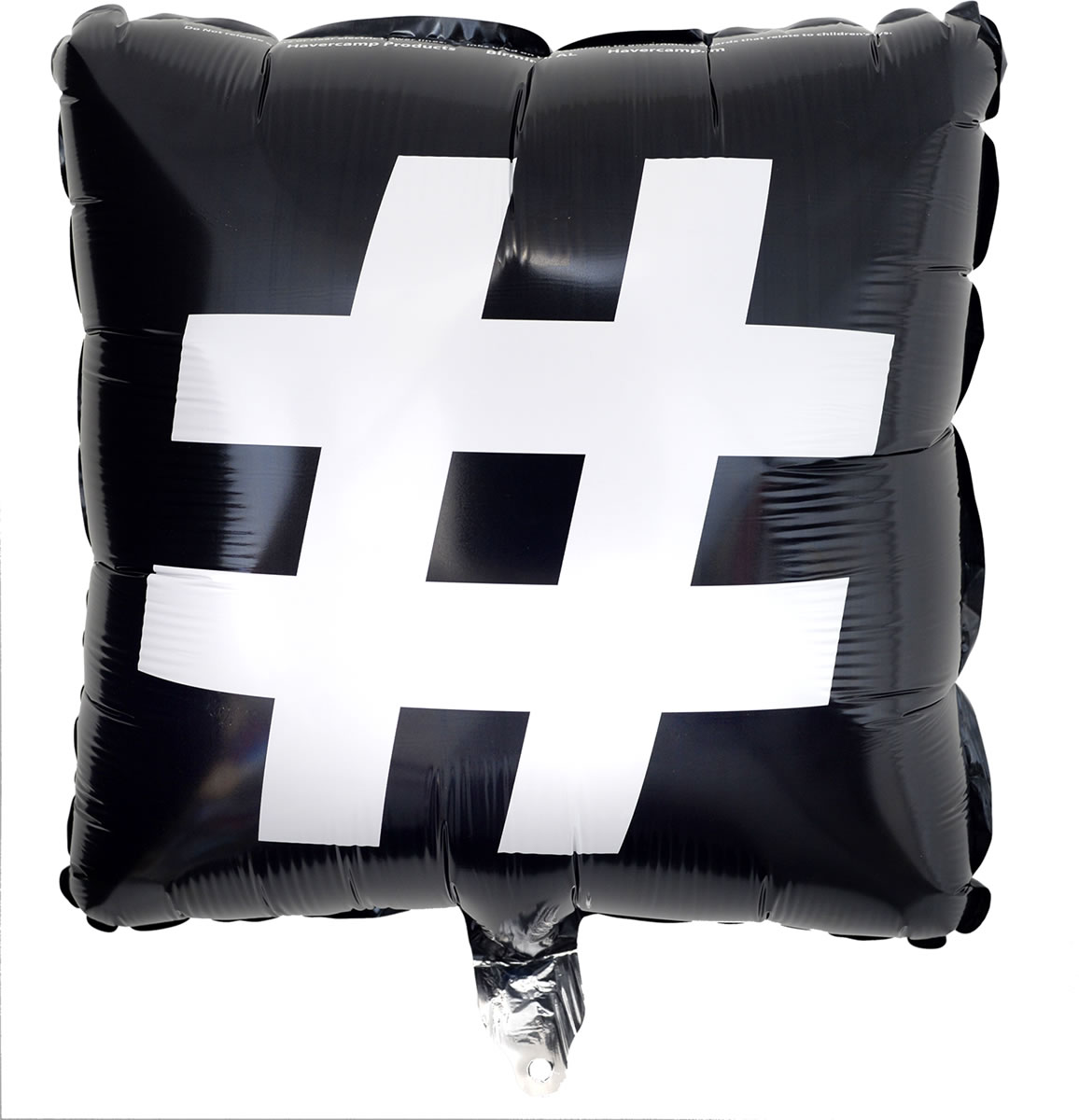 Social Media - Ballon Mylar Hashtag, @