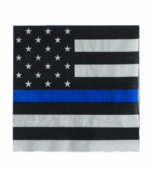 Havercamp Police Thin Blue Line Luncheon Napkin
