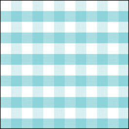 Classic Plaid – Tablecover Big Block Robin’s Egg Blue and White 54″ x 108″
