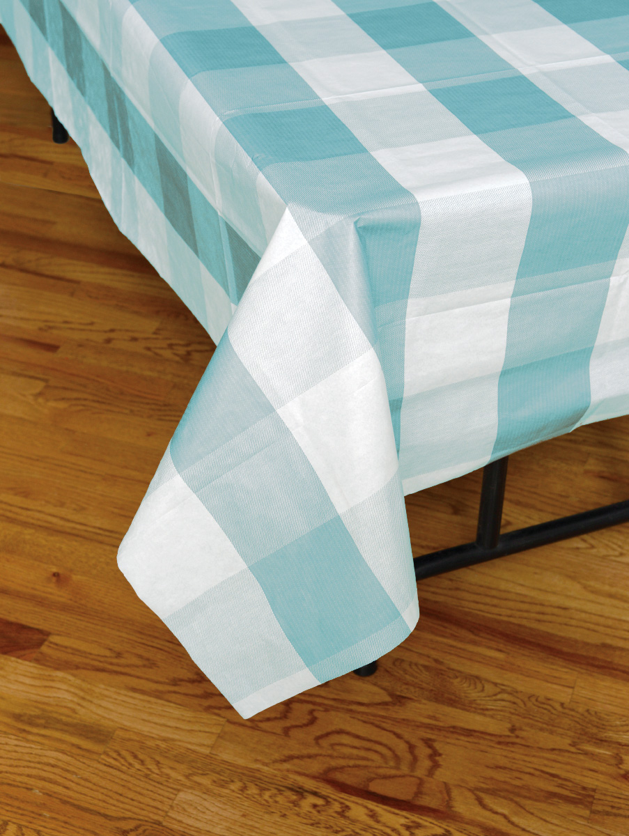 Havercamp Party Gear - 66917 Tablecover - Robin's Egg / Tiffany blue, Big Block