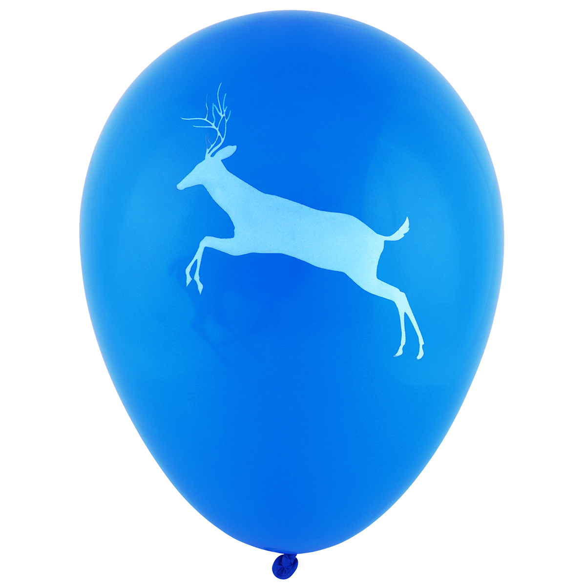 Havercamp Party Products - Light Blue Camo - Latex Balloons - Light Blue on Royal Blue Side 1