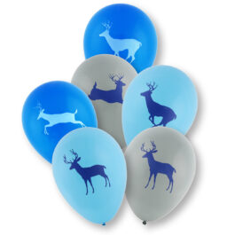 Light Blue Camo – Balloons Latex Three Colors 6-pack