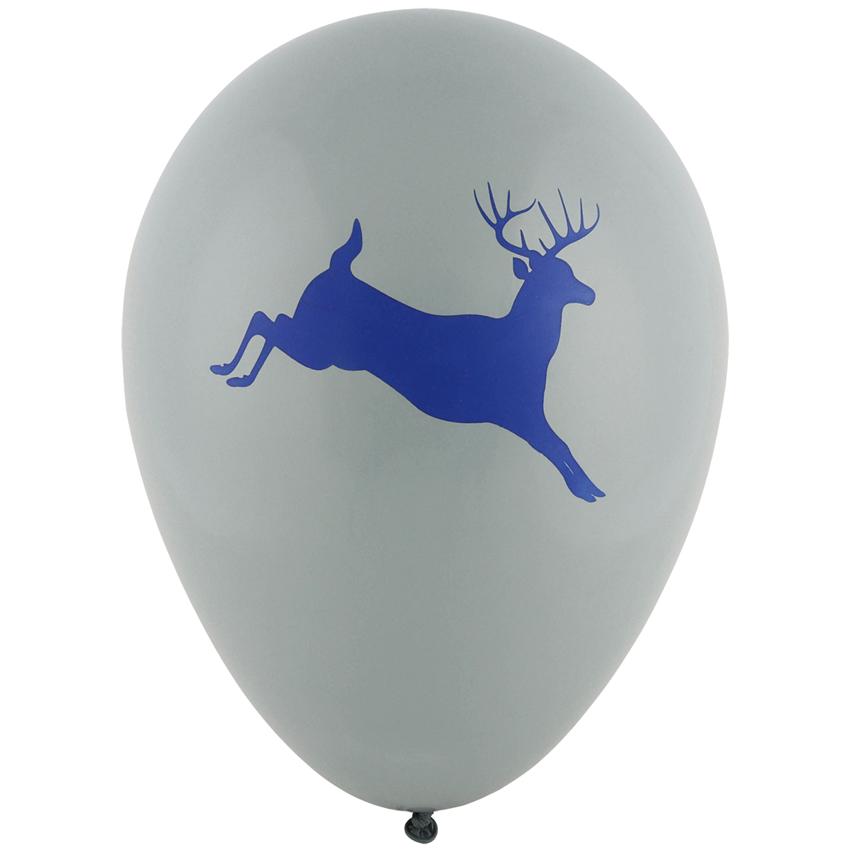 Havercamp Party Products - Light Blue Camo - Latex Balloons - Grey with Dark Blue Side 2