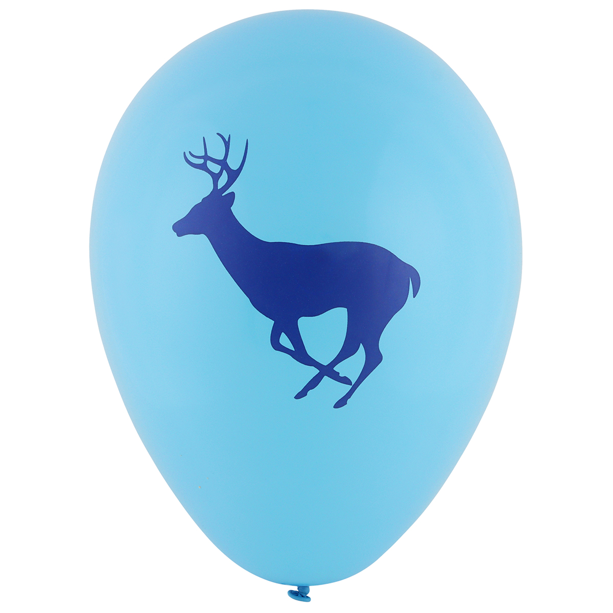 Havercamp Party Products - Light Blue Camo - Latex Balloons - Light Blue - Dark Blue Side 2
