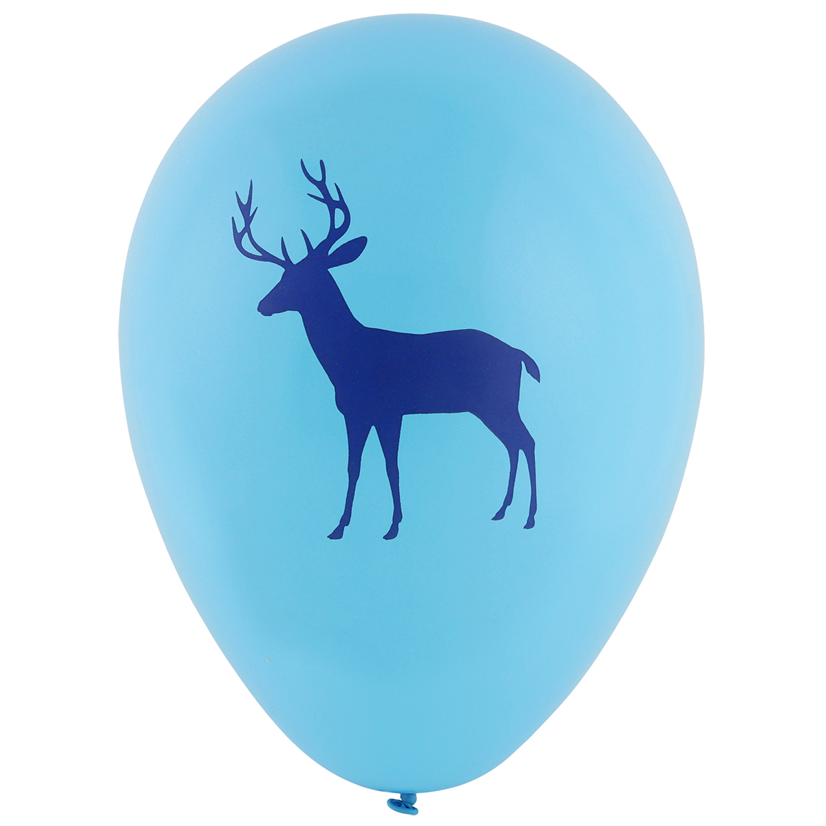 Havercamp Party Products - Light Blue Camo - Latex Balloons - Light Blue - Dark Blue
