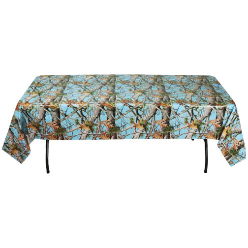 Havercamp Party Products - Light Blue Camo Tablecover