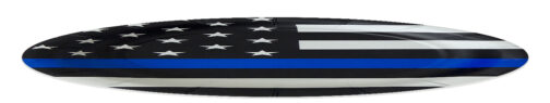 Havercamp Products - Police - Thin Blue Line - Seven Inch Plate Edge View