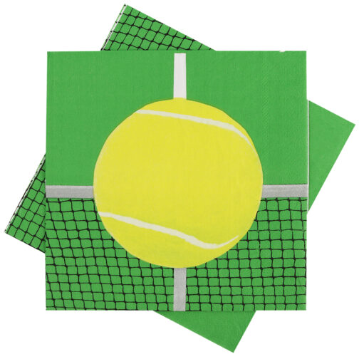 Havercamp Party Products - Tennis Party - Napkin Luncheon - Stacked View