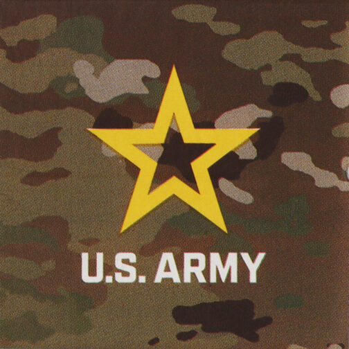 Havercamp Party Products - U.S. Army - Napkin - Beverage Camo top view