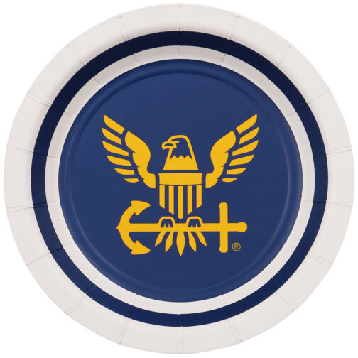 Havercamp Party Products - US Navy - 7 Inch Paper Plate