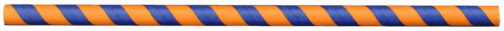 Team Colors - Orange & Blue Straws (16 pk)