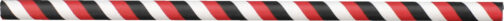 Team Colors - Red, White & Black Straws (16 pk) - Image 4