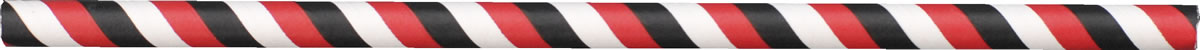 Team Colors - Red, White & Black Straws (16 pk) - Image 4