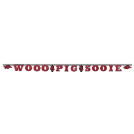 University of Arkansas – Banner “Wooo Pig Sooie”