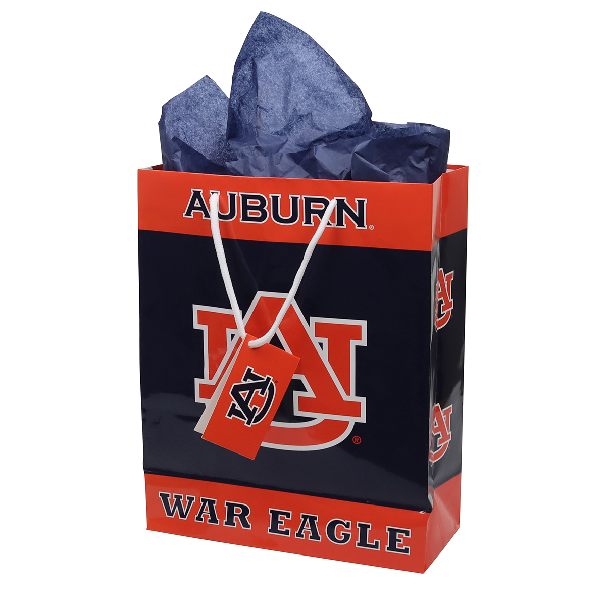 Havercamp Party Products - Auburn University - Gift Bag with Tissue and Card tag