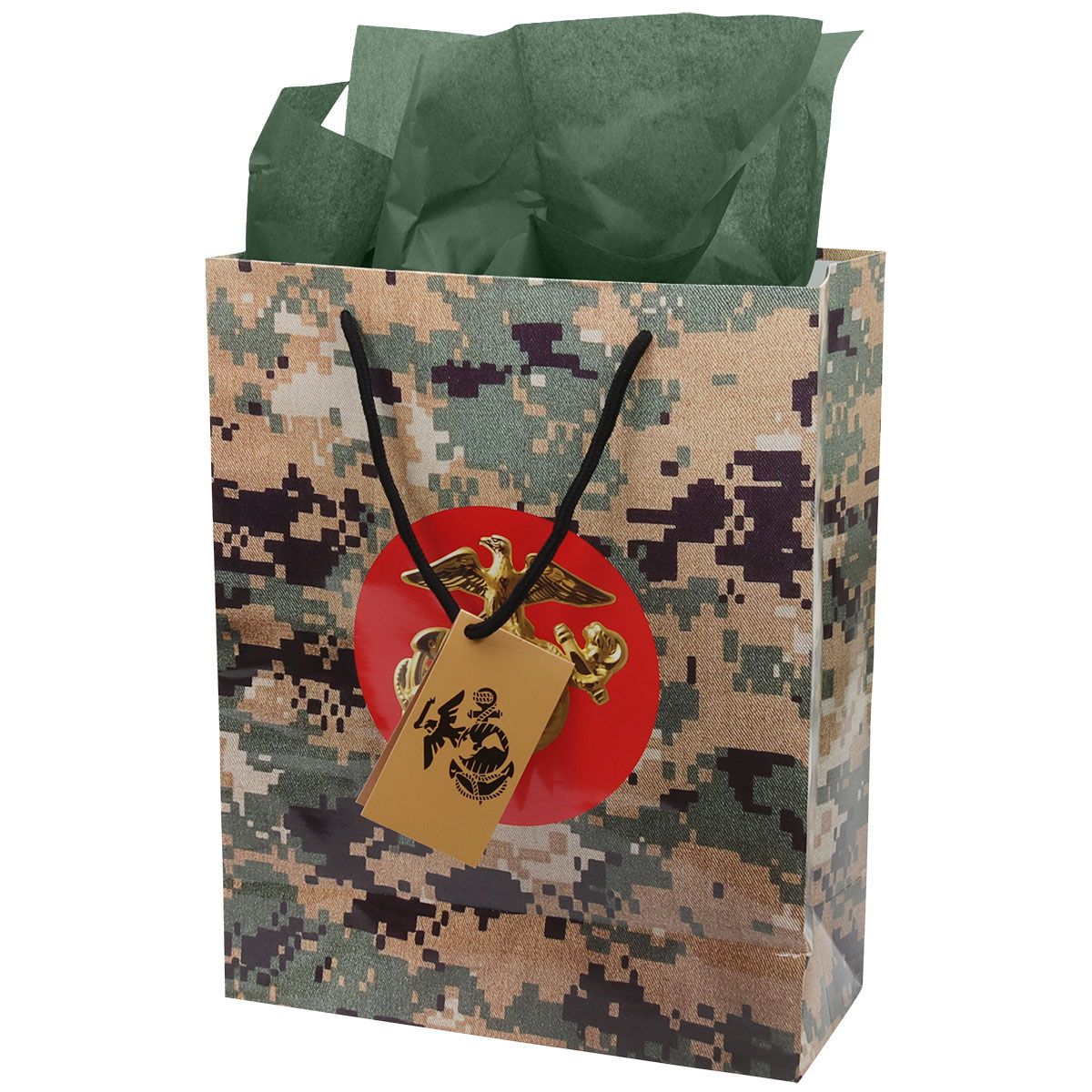 Havercamp Party Products - U.S. Marines - Gift Bag with tissue
