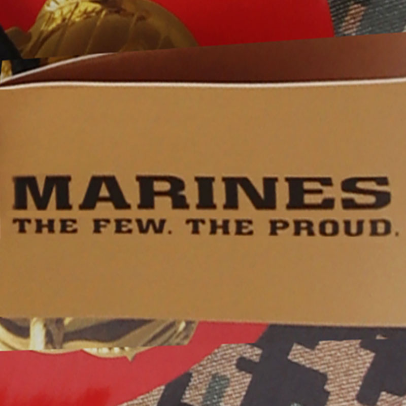 Havercamp Party Products - U.S. Marines - Gift Bag tag front