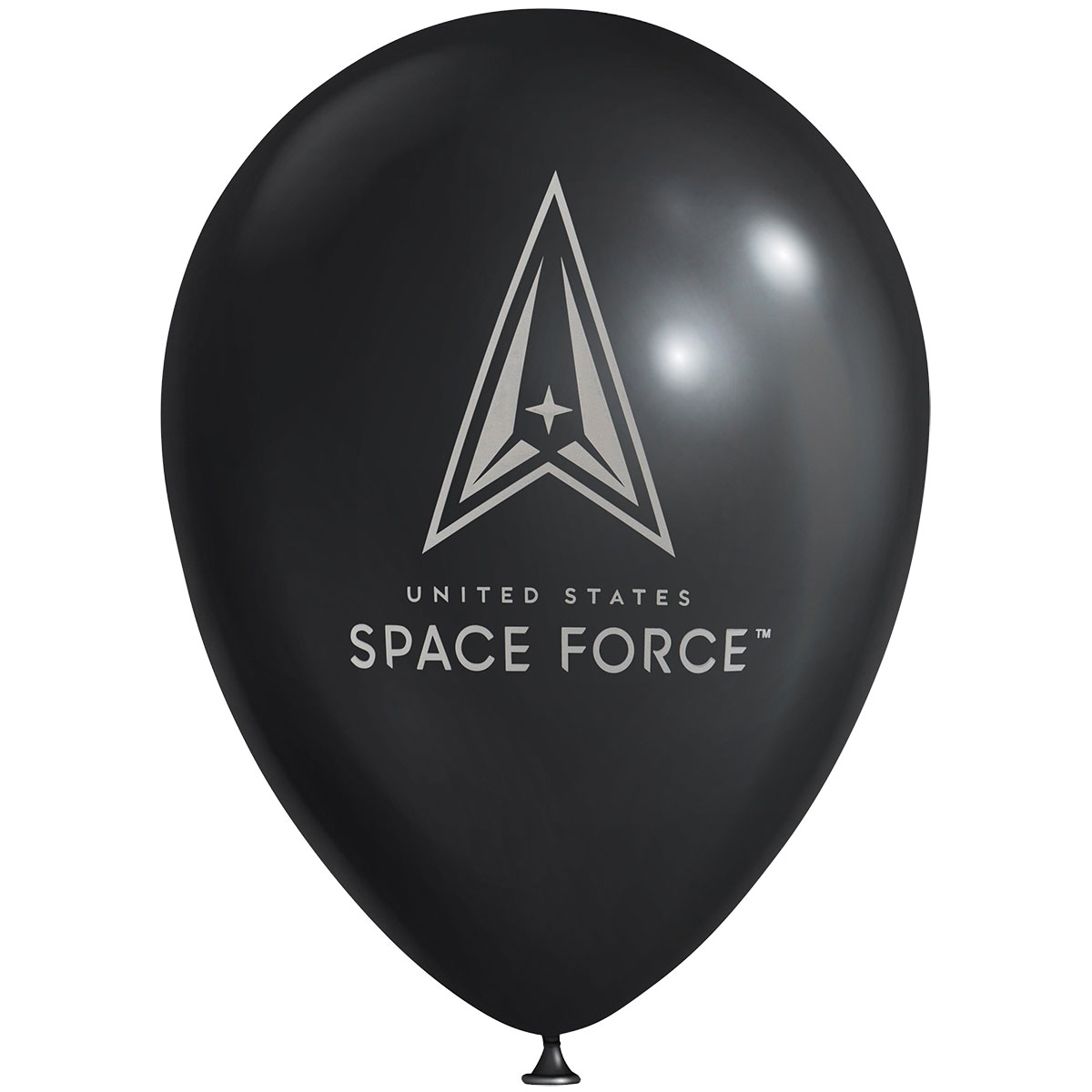 Havercamp Party Products - U.S. Space Force - Latex Balloon Black