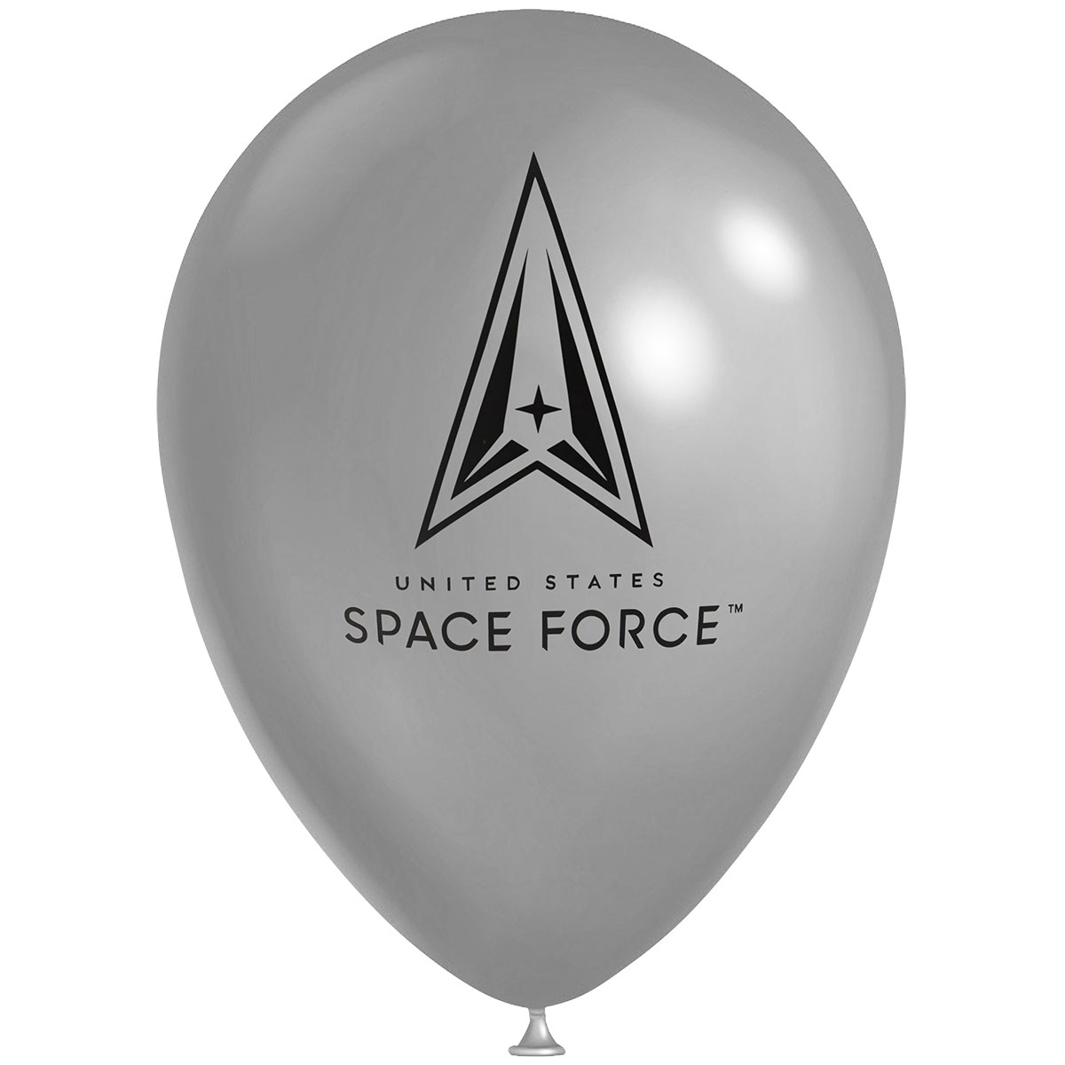Havercamp Party Products - U.S. Space Force - Latex Balloon Silver