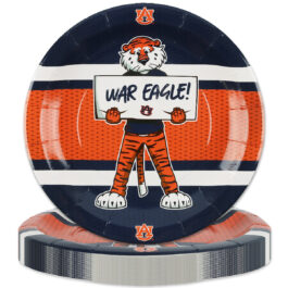 Auburn University – Plates Round 9″ 8-pack