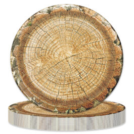 Cut Timber – Plates Round 10″ 8-pack
