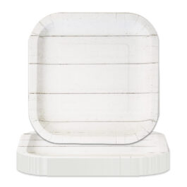 Shiplap Chic – Plates Square 7″ 8-pack