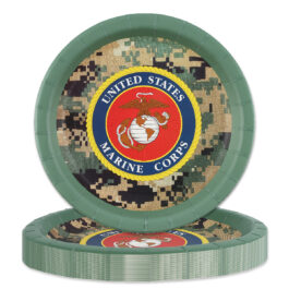 US Marines – Plates Round 10″ 8-pack