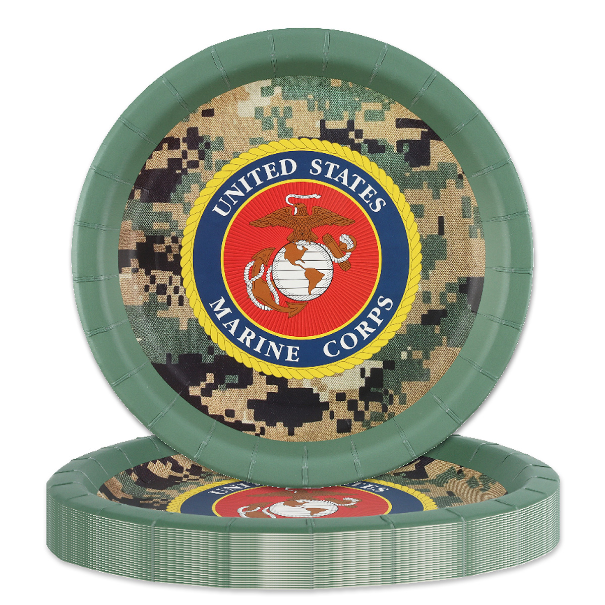 Havercamp Party Products - U.S. Marines 10" Plate
