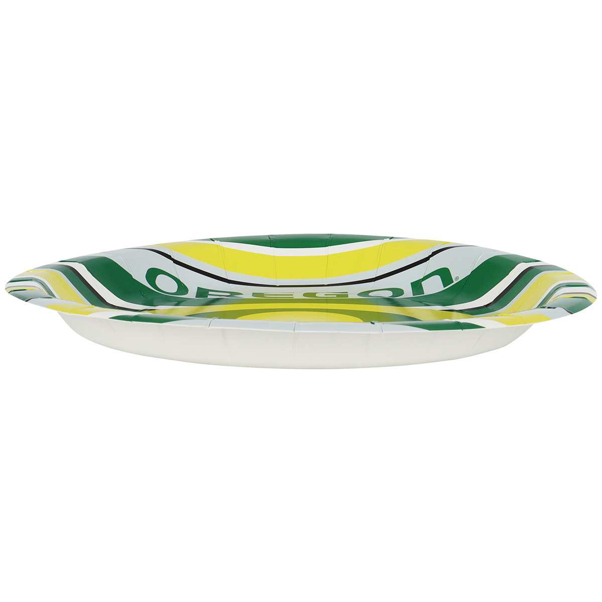 Havercamp - Party Gear - University of Oregon Ducks - 10 Inch plate side view